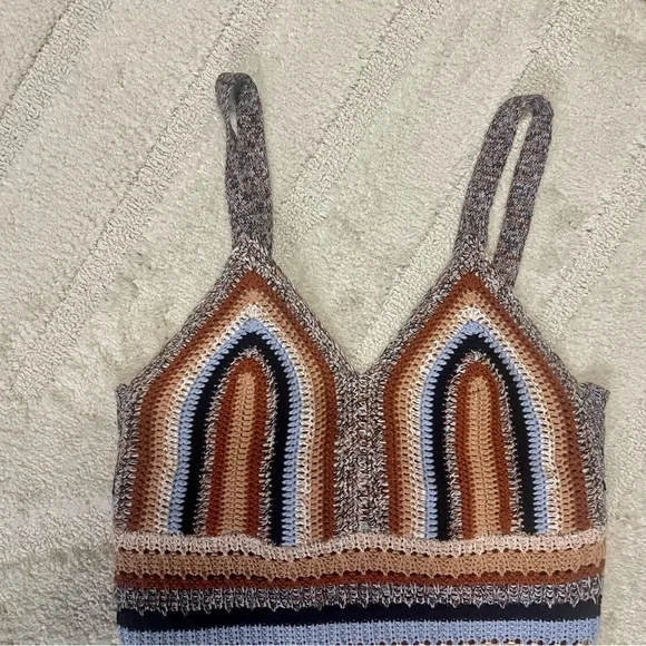 NWT Sam Edelman Crochet Alanis Dress Sz L Large - Picture 7 of 10